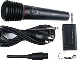  : Matrix Pro Wireless Black Handheld Karaoke Microphone