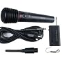 Matrix Pro Wireless Black Handheld Karaoke Microphone