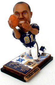 Torry Holt St. Louis Rams Limited Edition Ticket Base Bobble Head Doll from Forever Collectibles