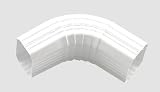 Genova #AW201A 2x3 White FRT Elbow