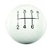 Hurst 1630016 White 6-Speed Classic Shifter Knob