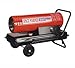 : Space Warmer Paraffin/Diesel Heater 80,000Btu/hr with Wheels