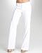 Lilia Stitch Linen Wide Leg Pant - WHITE (0)