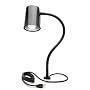 Danray Products LLC LMP-24D 24-Inch Snake-Arm Lamp with Direct Mount Base and 6-Foot Cord, Gloss Black