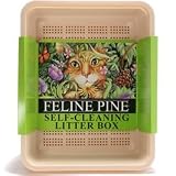 Feline Pine Self-Cleaning Litter Box (18.5''x14.5''x6.5'')