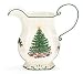 Search : Porcelain Water/Tea Pitcher With Christmas Tree Design Beautiful Holiday Dining