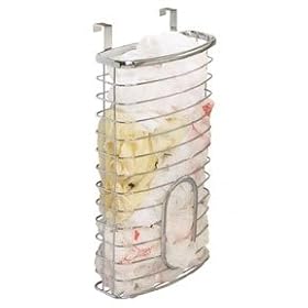 AXIS OVER CABINET BAG HOLDER (Chrome) (15H x 8W x 4D) by Bathroom Holders