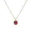 Necklace - N168 - Swarovski (tm) Crystal Drop (10mm / 3/8") ~ Lt. Rose (Lt. Pink)