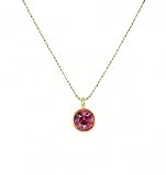 Necklace - N168 - Swarovski (tm) Crystal Drop (10mm / 3/8) ~ Lt. Rose (Lt. Pink)