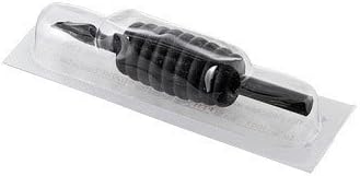 1" Disposable rubber grip tattoo tube, Round tip, RT07, pack of 5