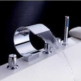 Waterfall Tub Faucet with Shape Design)