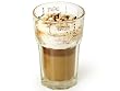 Set of 2 Chocolate Cafe Latte Candle in Glass Cup (Mocha Scented)