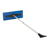 Snow Joe SJBLZD Telescoping Snow Broom with Ice Scraper