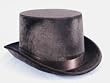 Adult Black Costume Velour Top Hat