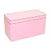 Double Storage Ottoman - pink