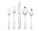 J.A. Henckels Premiere Series Deco 45-Piece Flatware Set Plus Hostess Set, Service for 8