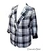 Women's Plaid Plus Size Blazer