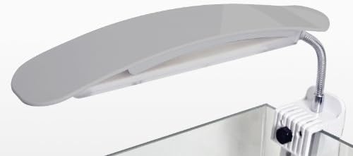 LED light clip-on nano aquarium fish reef plant tank Dolphin Curve adjustable gray cover