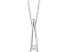 Diamond Drop Pendant 1/10 ctw in White Gold