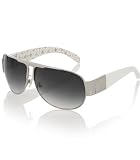 G by GUESS Metal Aviator Sunglasses With Gothic G T
