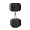 Cap Barbell Rubber Coated Hex Dumbbell with Contoured Chrome Handle (70-Pound)