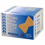 ECONOMY VALUE FLEXIBLE FABRIC LARGE FINGERTIP BANDAGE 100/BOX