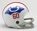 1960 New England Patriots Throwback Replica Mini Helmet from Riddell