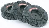 Magnate D1072 Abrasive Sanding Wheels - 80 Grit; 1/2 Bore; 6 Outside Diameter