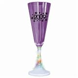 2009 Light-Up Plastic 5 Ounce Champagne Glass