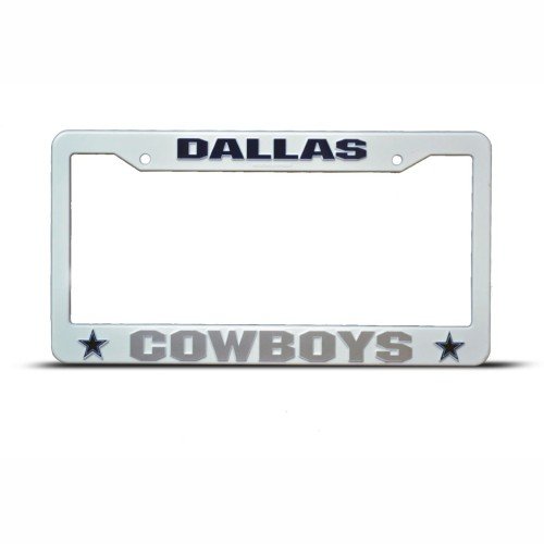 Dallas Cowboys Plastic Nfl License Plate Frame Tag Holder