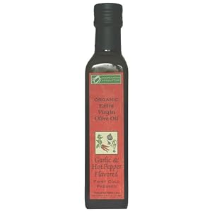 Lago di Garda Organic Garlic and Hot Pepper Flavored Extra Virgin Olive Oil, 8.5 oz. by Lago di Garda