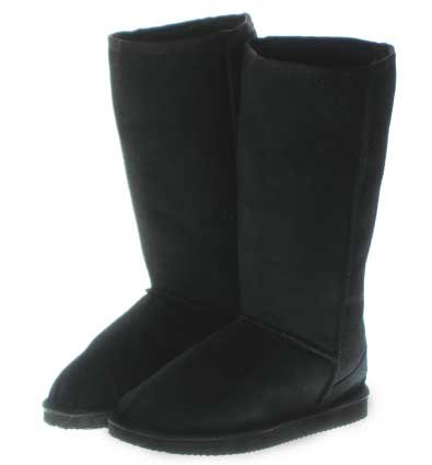 Couture Discount Damenstiefel Fell Boots, schwarz (ST49P), Gr. 39