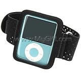 Black Color Apple iPod nano 3G (3rd Generation) 4GB/ 8GB Adjustable Armband Carrying Case