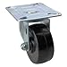 Albion Swivel PLT Cstr, Rubber, 3 in. Dia, 270 lb. 01RN03041S005GN - 1 Each
