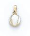 14K DOMED ENAMEL BASEBALL - GH16889
