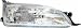 95-96 TOYOTA CAMRY HEADLIGHT RH (PASSENGER SIDE), For USA Built Cars (1995 95 1996 96...