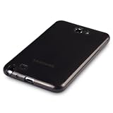 SAMSUNG GALAXY NOTE TPU GEL SKIN / CASE / COVER – SMOKE BLACK PART OF THE QUBITS ACCESSORIES RANGE: samsung galaxy note tpu case