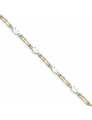 1.3 Carat 14K Gold Completed Fancy Diamond/Opal Bracelet