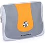 Slappa SL-SV-102 17-Inch Ballistix Aura Laptop Sleeve (Silver/Orange)