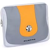 Slappa SL-SV-102 17-Inch Ballistix Aura Laptop Sleeve (Silver/Orange)