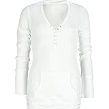FULL TILT Thermal Girls Hoodie - White