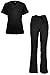 G Med Women's 4 Pockets Scrub Top and Pant 2 PC Sets