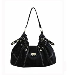 Suede Feel Swiss Handbag