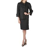 Anne Klein 2pc Double Breasted Skirt Suit at Anne Klein