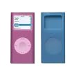 Init Silicon Skins & Screen Protector for iPod Nano-2 in a pack- Fuchsia/Teal