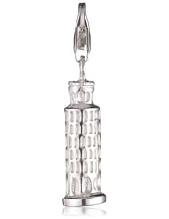 VINANI brand Germany 925 Sterling Silver Charm Pendant Leaning Tower of Pisa shiny Italy HPIS