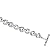 14K White Gold Fancy Link Bracelet - 7.5 inches