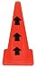 Easy-to-read black letters on our orange cones...These message cones may be used alone or in combination with our Cone Signs".