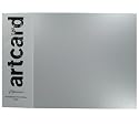 Paperchase 5 Sheets Of A3 Artcard. Silver Design
