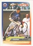 Carlos Beltran, New York Mets, 2005 Topps Total Autographed Card